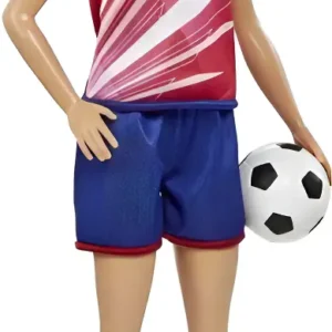 Barbie Profissões Jogadora De Futebol Rosa Hcn17 - Mattel